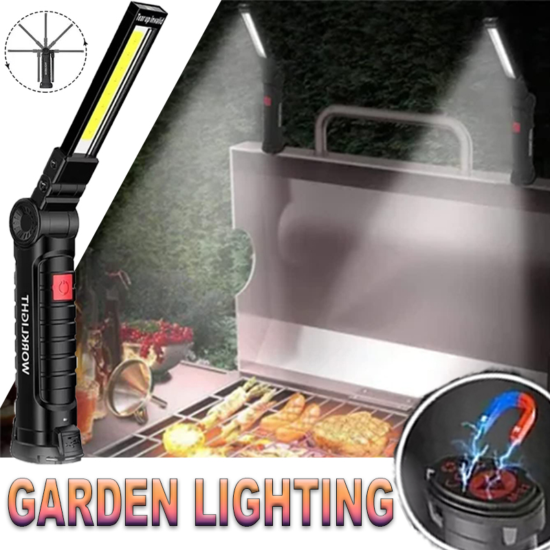 Outdoor Lighting Lowes - Portable LED Flashlight with Magnetic Hook