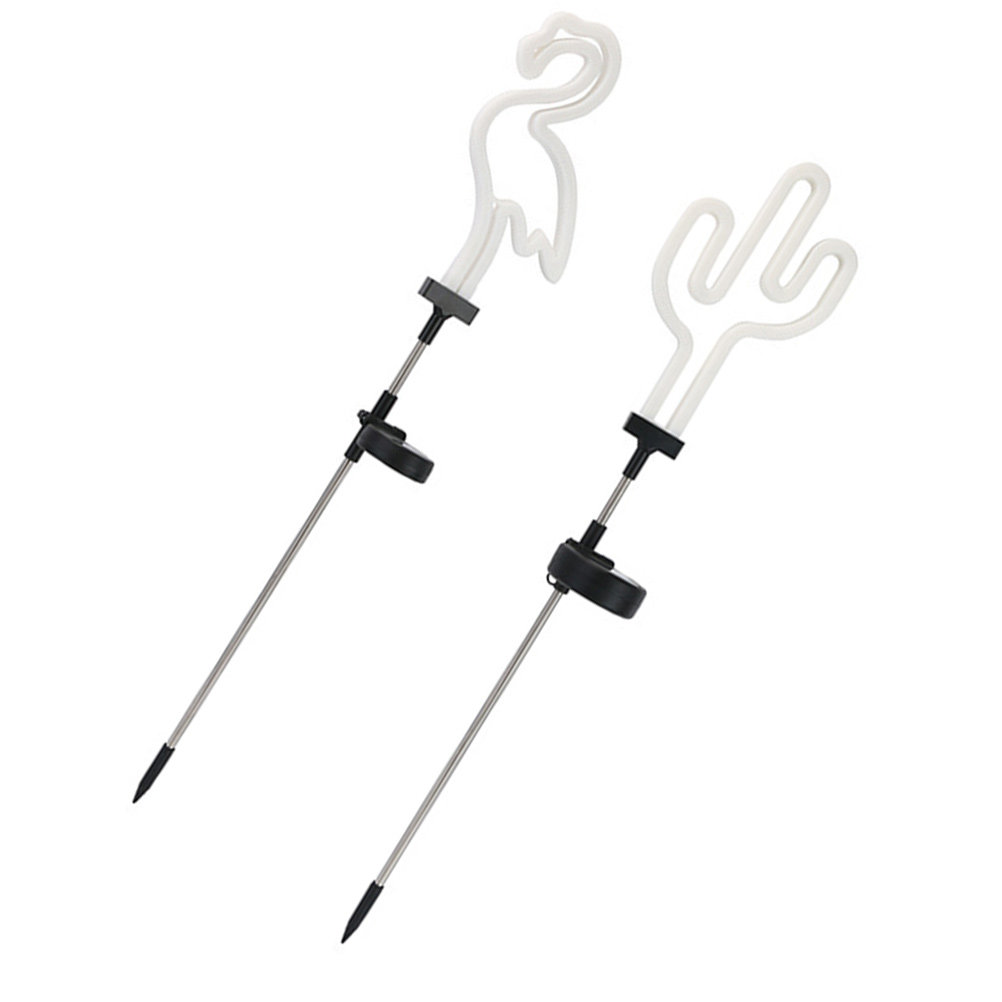 Outdoor Lighting Yard Stakes - 2 Pcs Outdoor Ornaments Yard Stakes