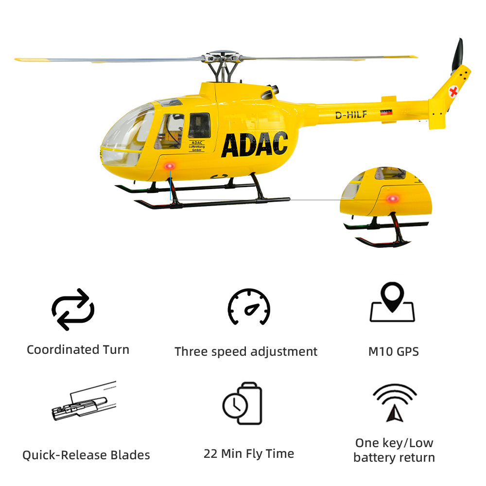 FLY WING BO105 Scale Helicopte - Outdoor Lighting Uk recension och pris