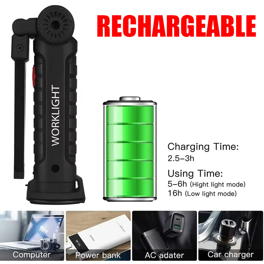 Portable LED Flashlight with M - Outdoor Lighting Lowes recension och pris