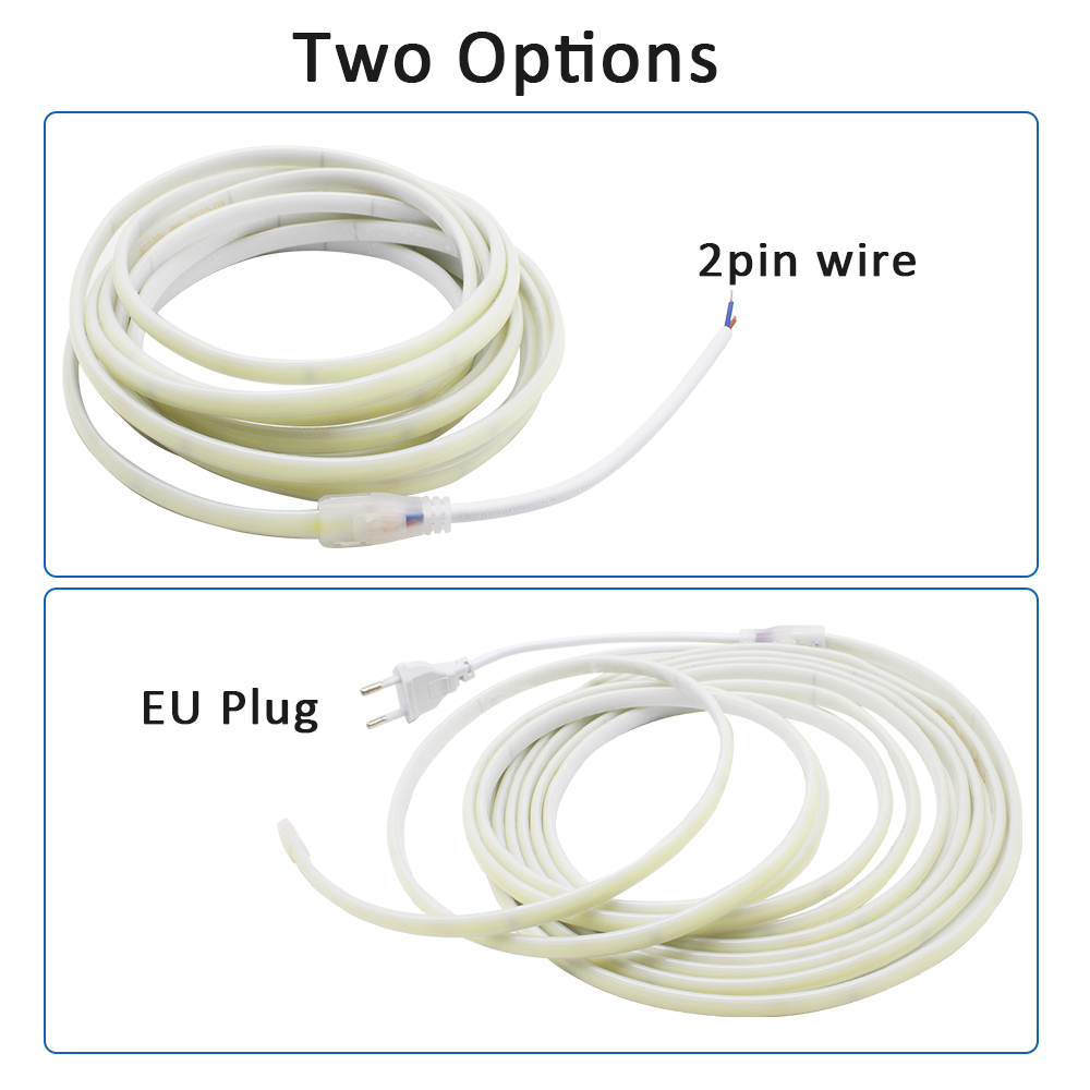 1-20m 220V COB LED Strip Light - Outdoor Lighting No Wiring recension och pris