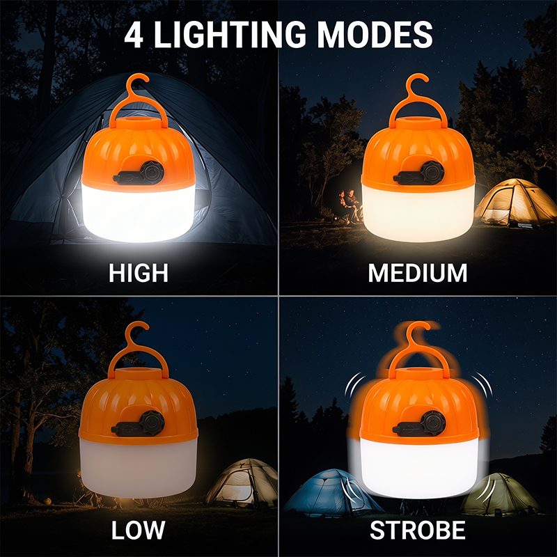 Mini Portable LED Pumpkin Bulb - Outdoor Lighting Bollards recension och pris