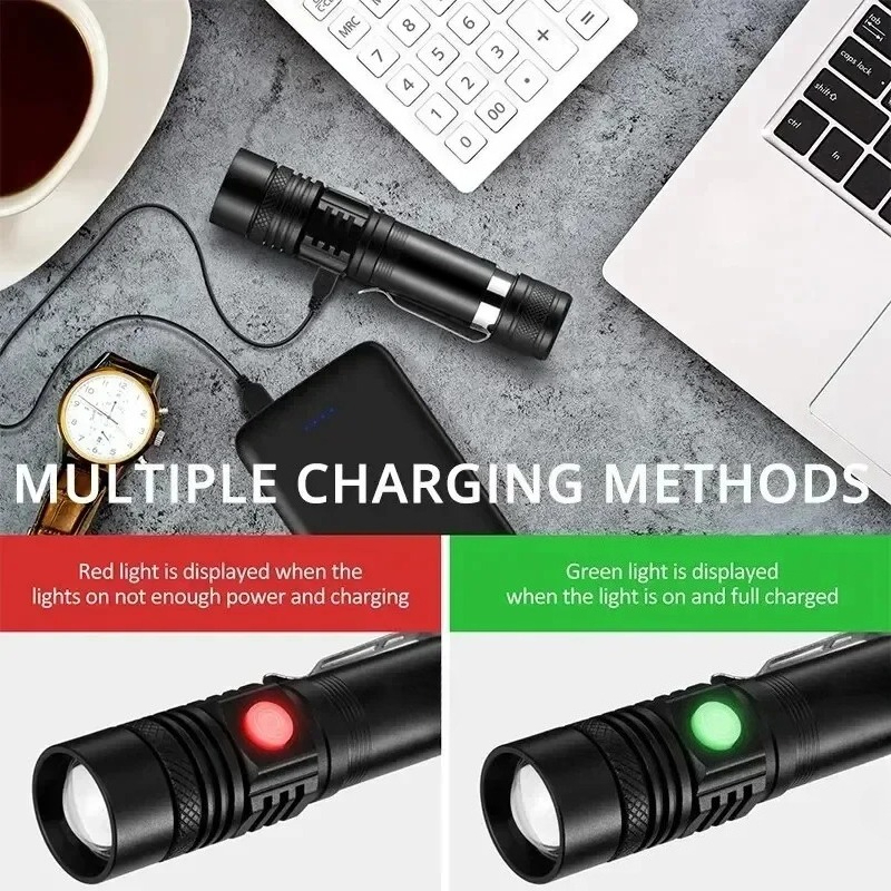 Rechargeable T6 Handheld Flash - Outdoor Lighting Guide recension och pris