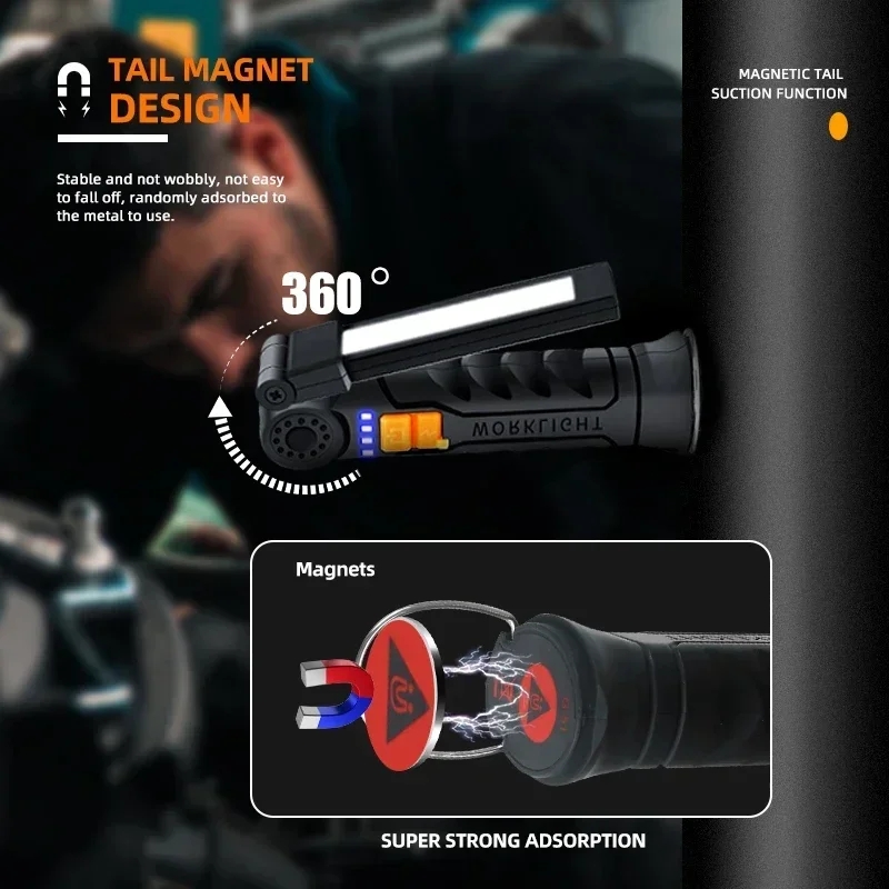 Portable COB LED Flashlight US - Outdoor Lighting Lowes recension och pris
