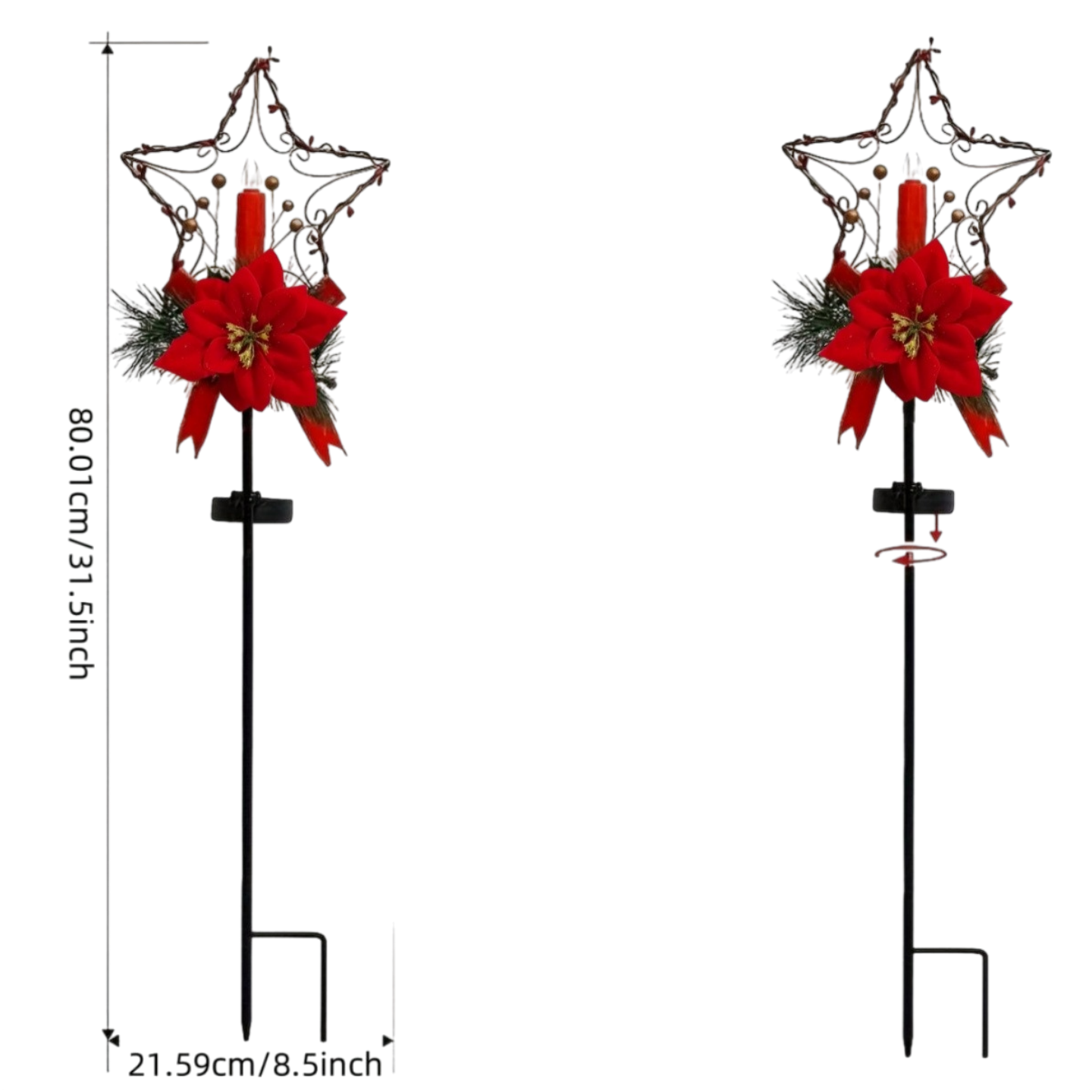 Outdoor Solar Light Christmas  - Outdoor Lighting Yard Stakes recension och pris