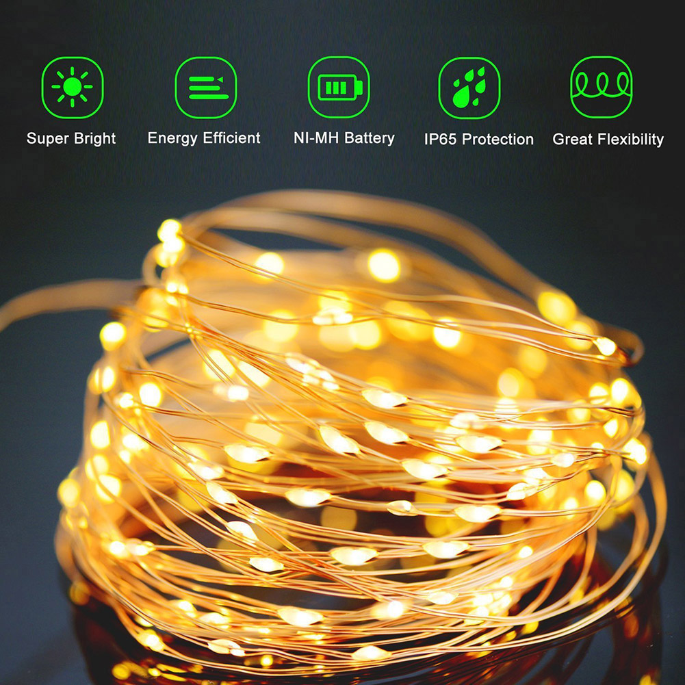 5M 20M LED Solar Light Outdoor - Outdoor Lighting No Wiring recension och pris