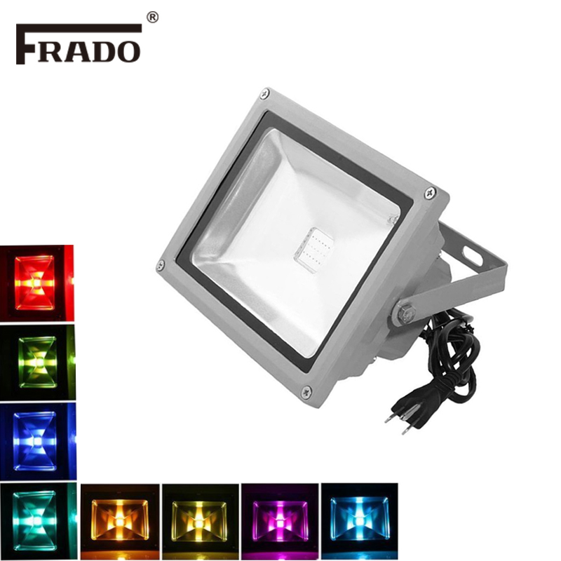 RGB LED Flood Lights 10W LED E - Outdoor Lighting Uk recension och pris