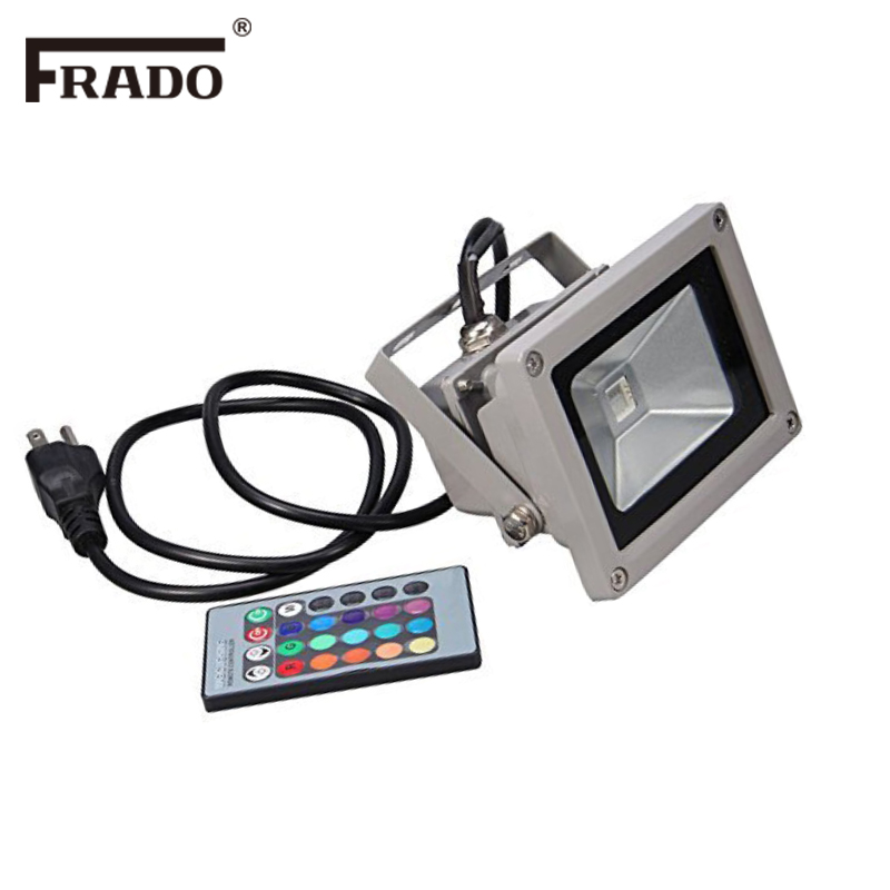 RGB LED Flood Lights 10W LED E - Outdoor Lighting Uk recension och pris