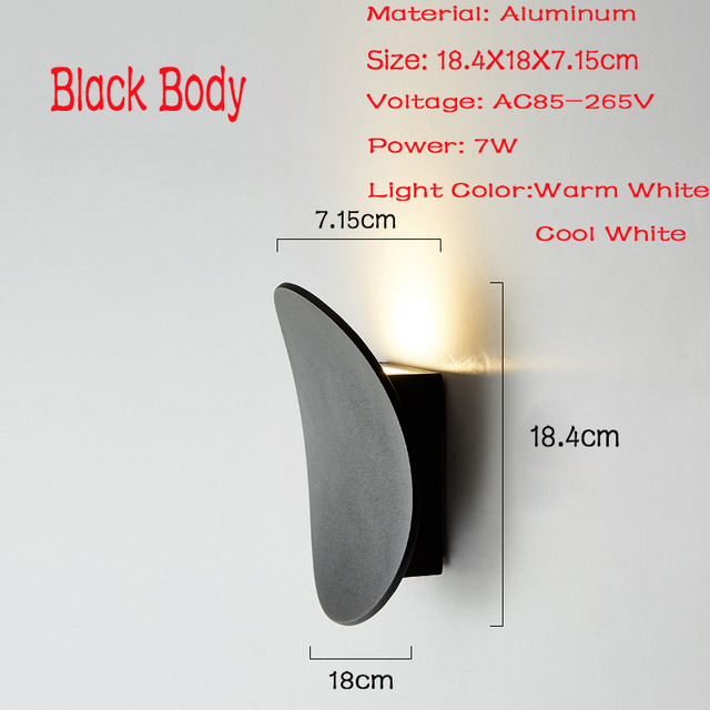 Modern LED Indoor Wall Lamp Al - Outdoor Lighting No Wiring recension och pris
