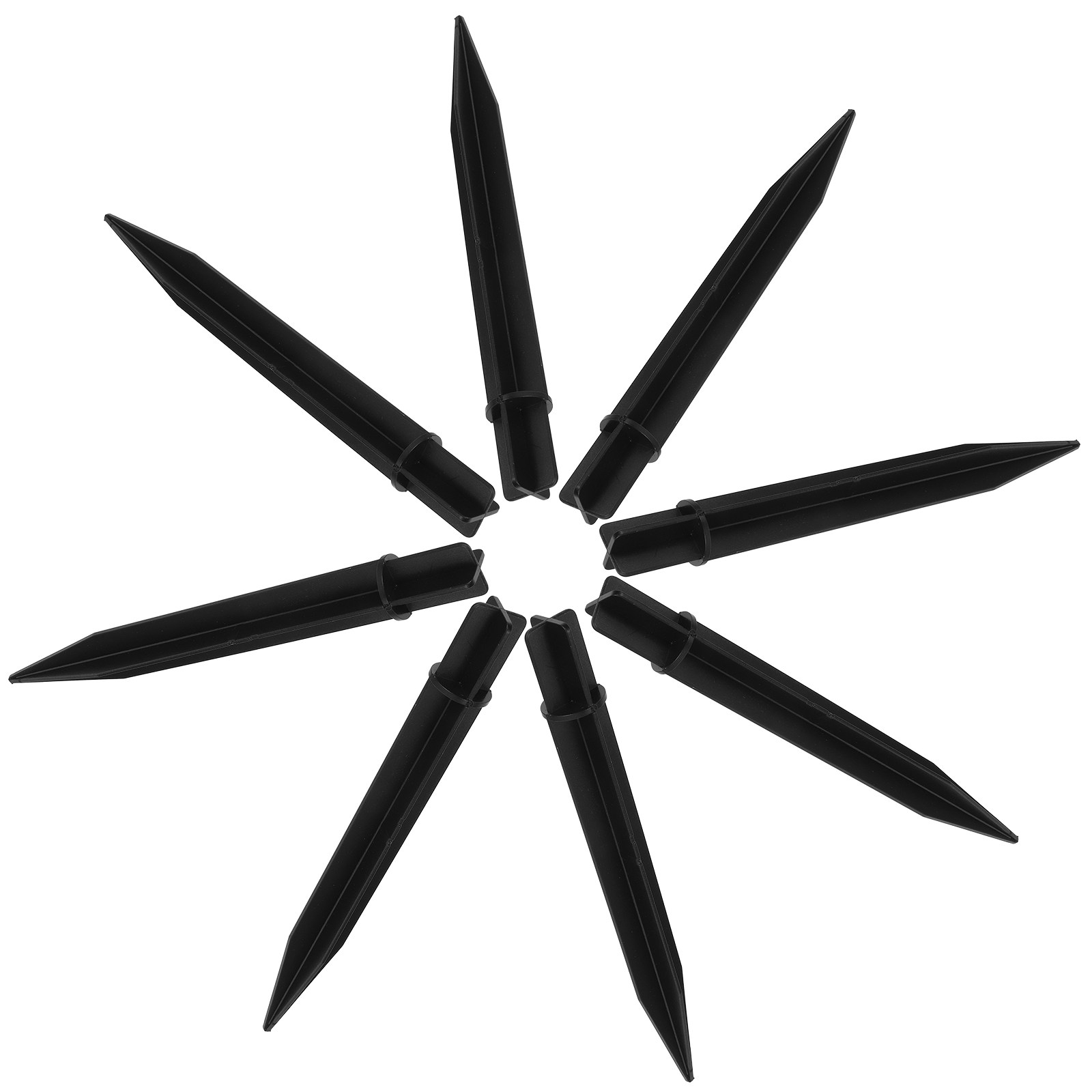 10Pcs Plastic Ground Stakes fo - Outdoor Lighting Yard Stakes recension och pris