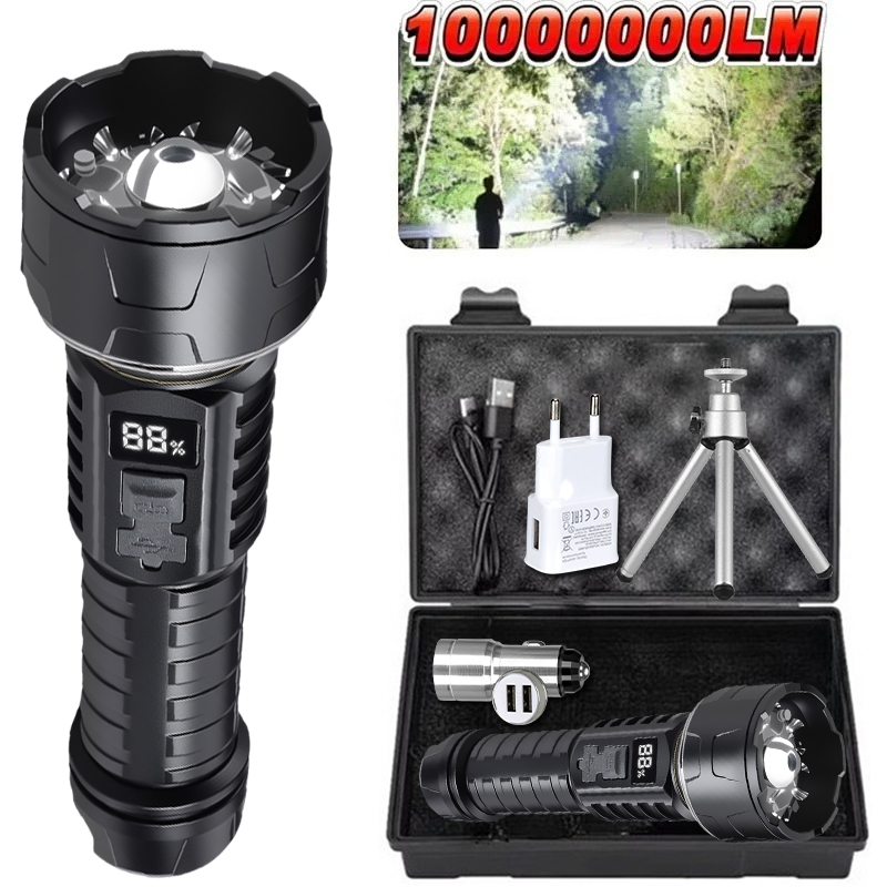 COB LED Flashlight Rechargeabl - Outdoor Lighting Lowes recension och pris