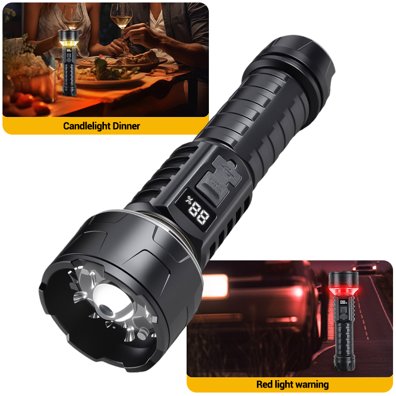 COB LED Flashlight Rechargeabl - Outdoor Lighting Lowes recension och pris