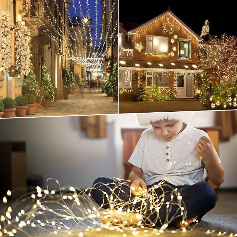 1pc Outdoor Solar String Light - Outdoor Lighting No Wiring recension och pris