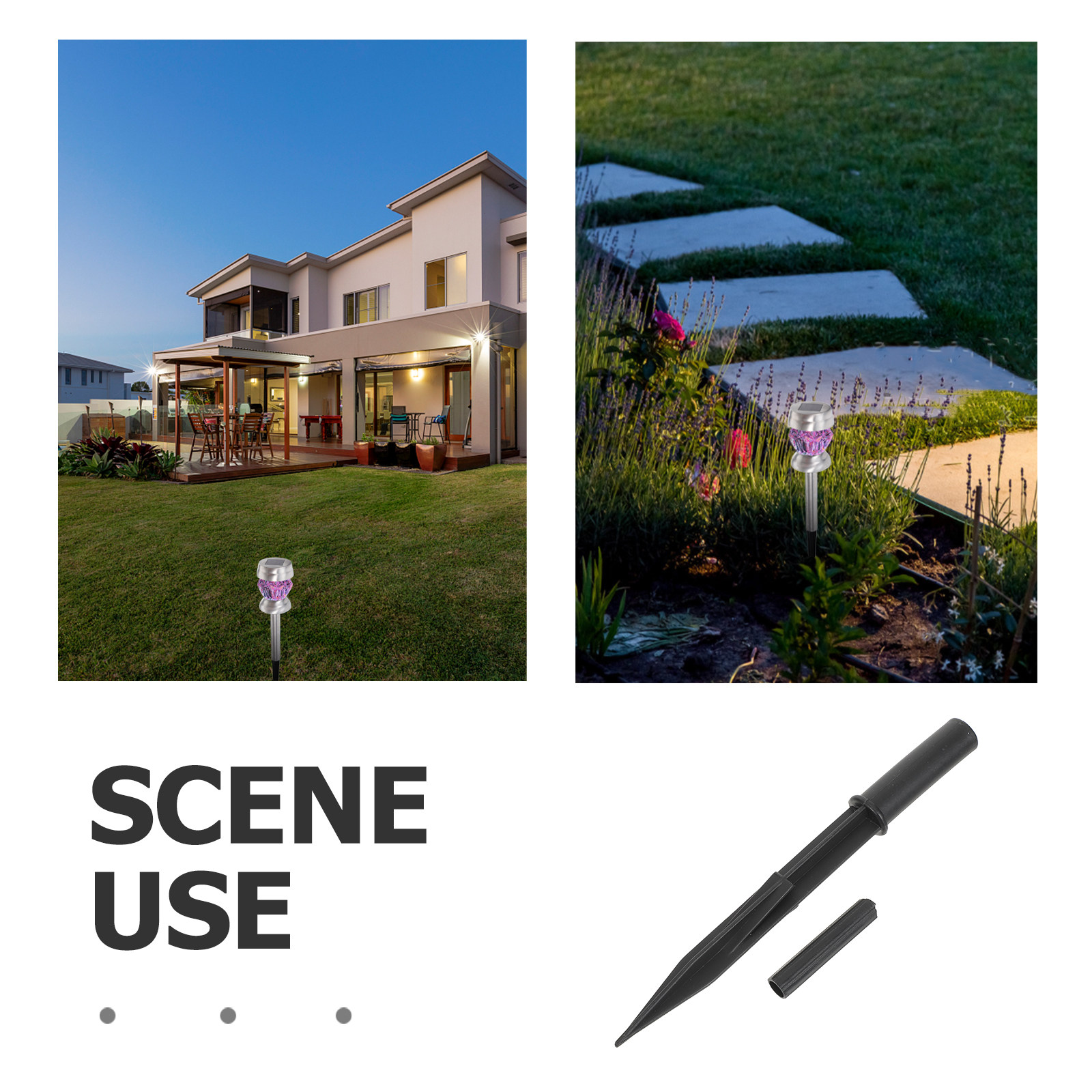 20Sets Plastic Solar Light Sta - Outdoor Lighting Ground recension och pris