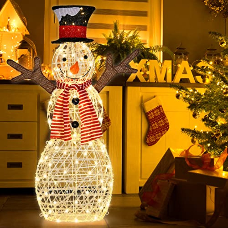 Christmas Outdoor Lighted Snow - Outdoor Lighting Yard Stakes recension och pris