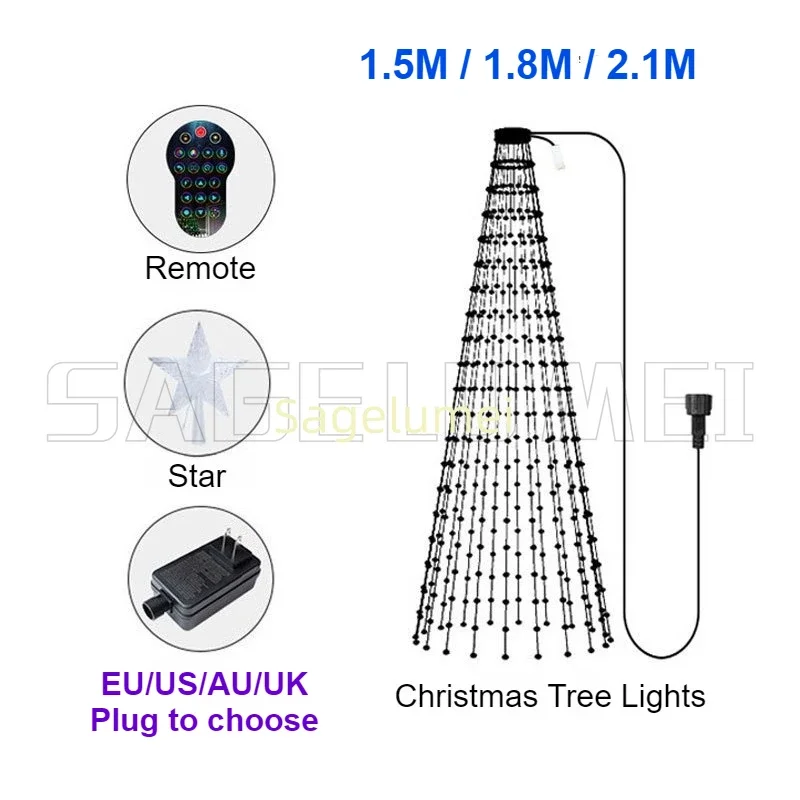 RGBIC 400LEDs Christmas Lights - Outdoor Lighting Uk recension och pris