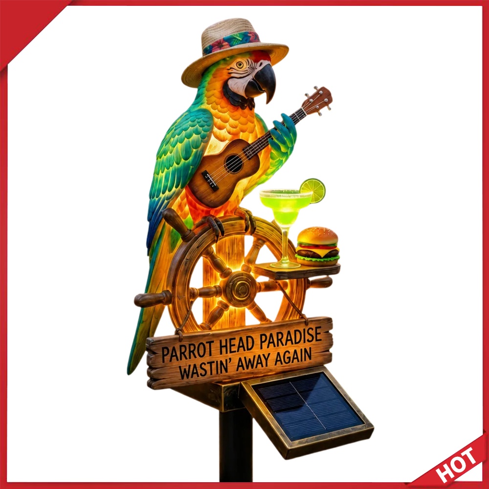 Solar-Powered Outdoor Parrot S - Outdoor Lighting Yard Stakes recension och pris