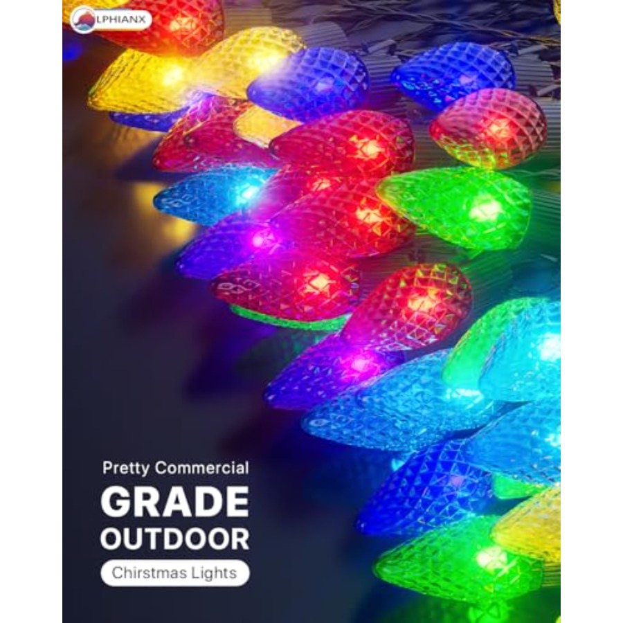 Outdoor Christmas lights, PVC- - Outdoor Lighting No Wiring recension och pris
