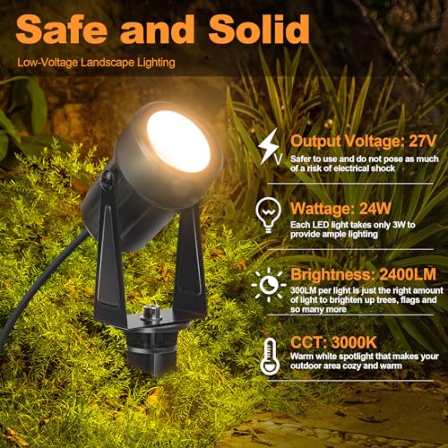 85.3FT LED Outdoor Landscape S - Outdoor Lighting No Wiring recension och pris