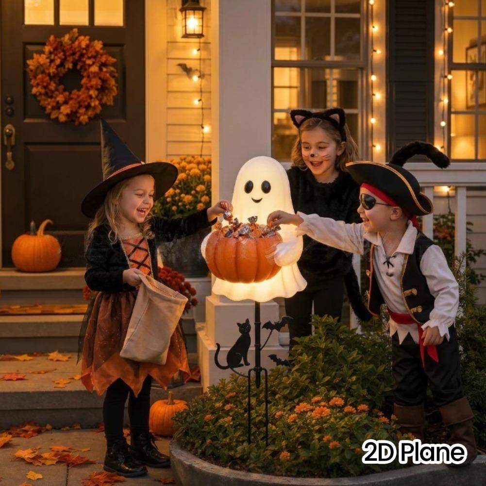 2026 Halloween Ghost Pumpkin C - Outdoor Lighting Yard Stakes recension och pris