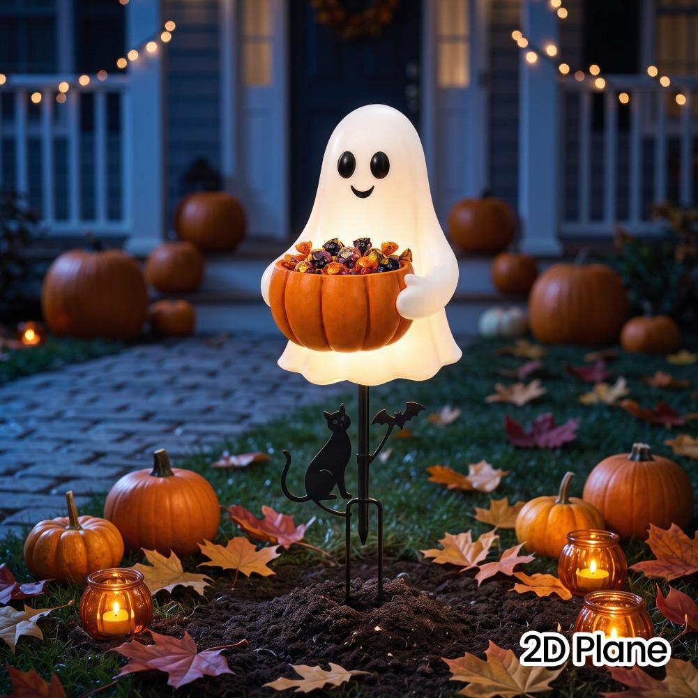 2026 Halloween Ghost Pumpkin C - Outdoor Lighting Yard Stakes recension och pris