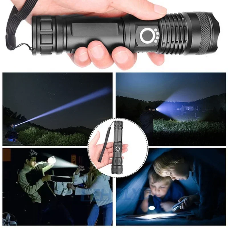 High Power XHP70 Led Flashligh - Outdoor Lighting Lowes recension och pris