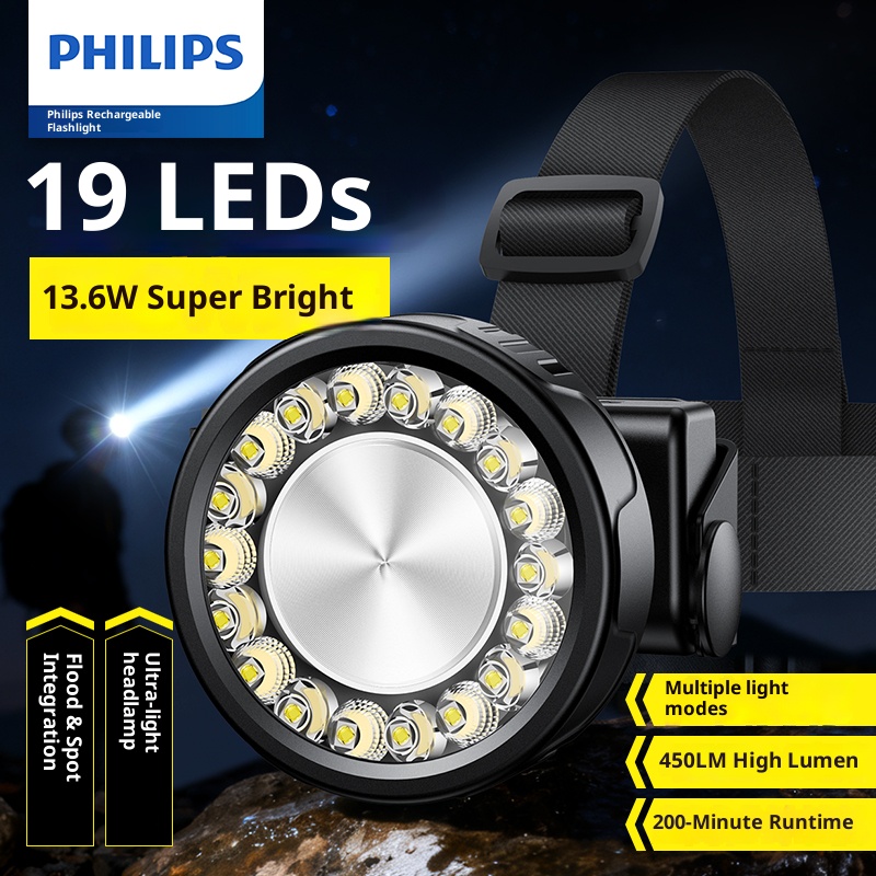 Philips 19 Lamp Beads LED Head - Outdoor Lighting Philips recension och pris